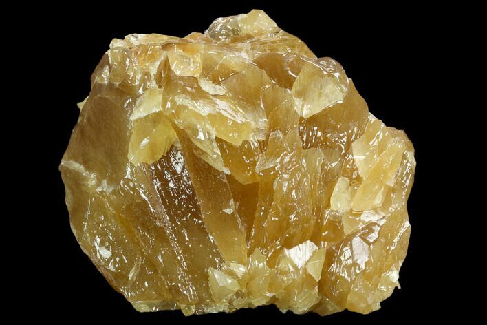 Free-Standing Golden Calcite Display - Chihuahua, Mexico #129473